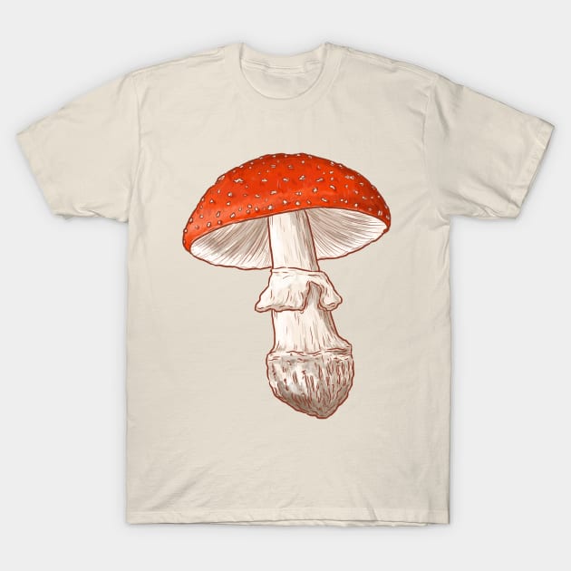 Toadstool T-Shirt by Jewelia